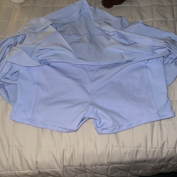 lululemon skirt with shorts pastel blue color never used and perfect condition. - Picture 4 of 5